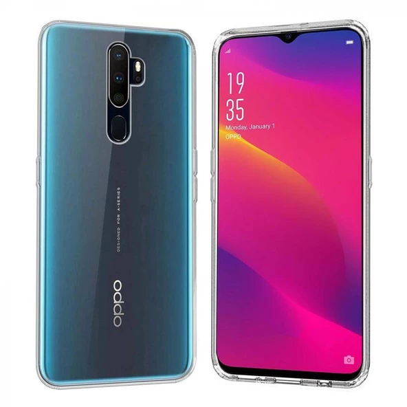 Oppo A9 2020 Ultra İnce Silikon Kılıf Şeffaf