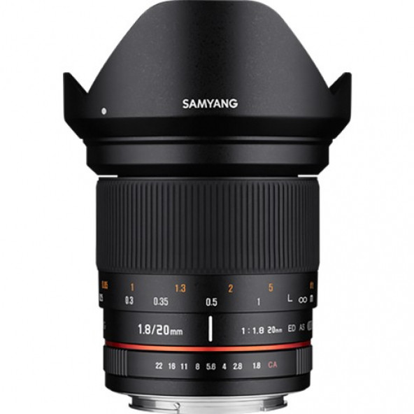Samyang 20mm f/1.8 ED AS UMC Lens Canon