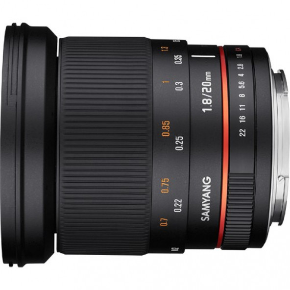 Samyang 20mm f/1.8 ED AS UMC Lens Canon - 3