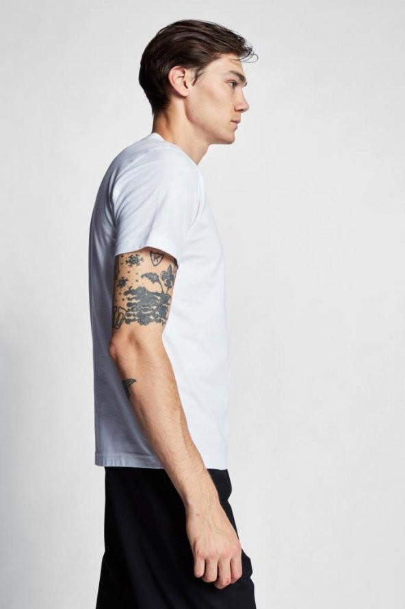 LESCON 23S-1202-23B KISA KOL TSHIRT - 2