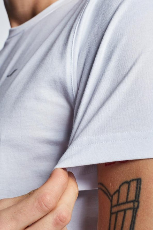 LESCON 23S-1202-23B KISA KOL TSHIRT - 3