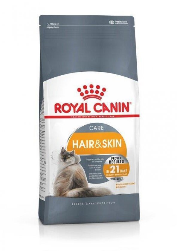 Royal Canin Hair and Skin Care Tüy Sağlığı İçin Yetişkin Kedi Maması 2 Kg