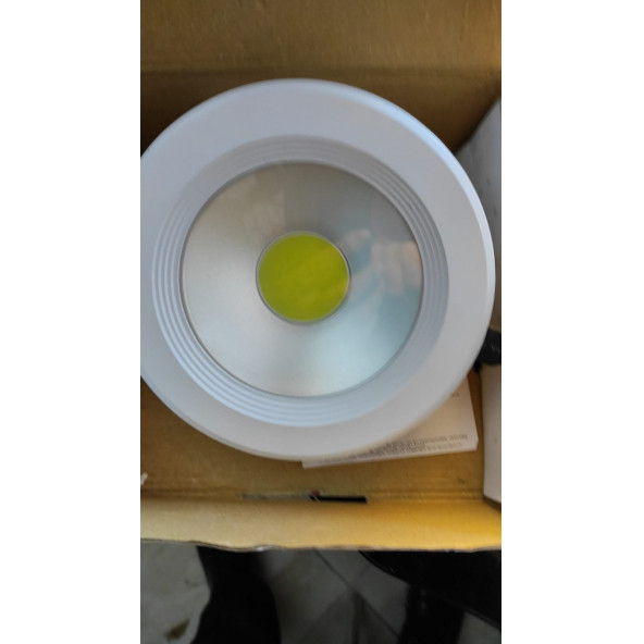 LEELED 10W COB LED 400K Döküm Kasa Beyaz