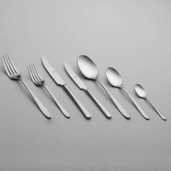 Nehir Sultan Sade 84 Parça Kutulu Çatal Kaşık Bıçak Takımı - 5