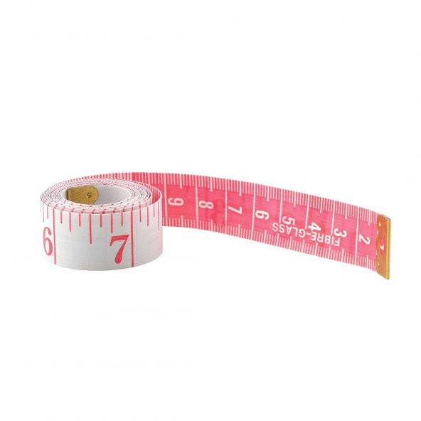 Fdm Kutulu Mezura 150 Cm Beyaz-Kırmızı - 3