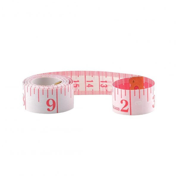 Fdm Kutulu Mezura 150 Cm Beyaz-Kırmızı - 4