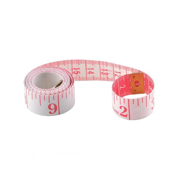 Fdm Kutulu Mezura 150 Cm Beyaz-Kırmızı - 5