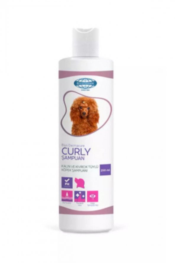 Biyo Dermacure Curly Köpek Şampuanı 250 Ml