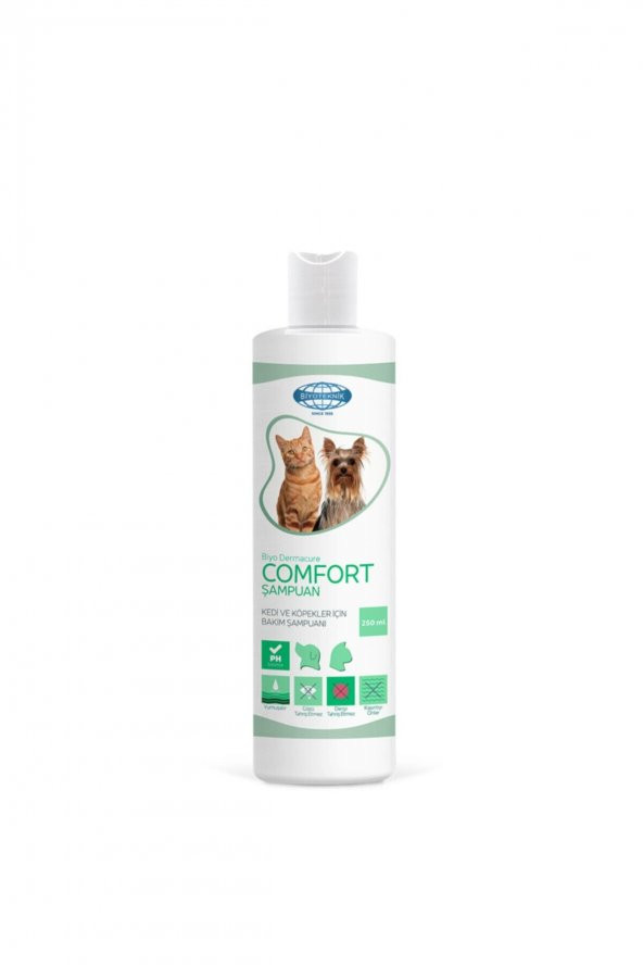Biyo-dermacure Comfort Kedi Ve Köpek Için Bakım Şampuanı 250 Ml