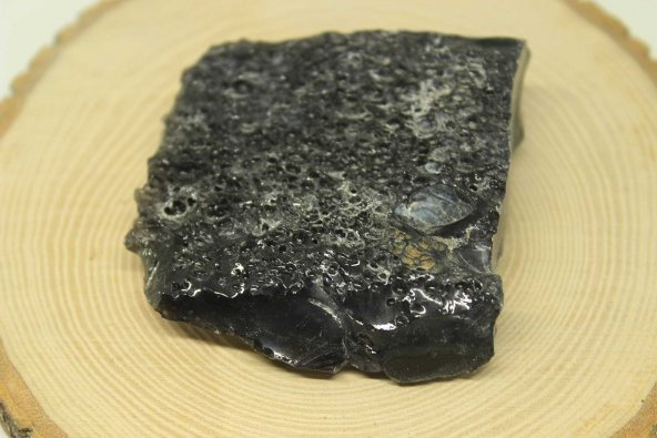 Bal Peteği Obsidyen Taşı Kütle Ham Parça (24795) - 3