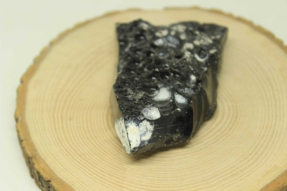 Bal Peteği Obsidyen Taşı Kütle Ham Parça (24800) - 3