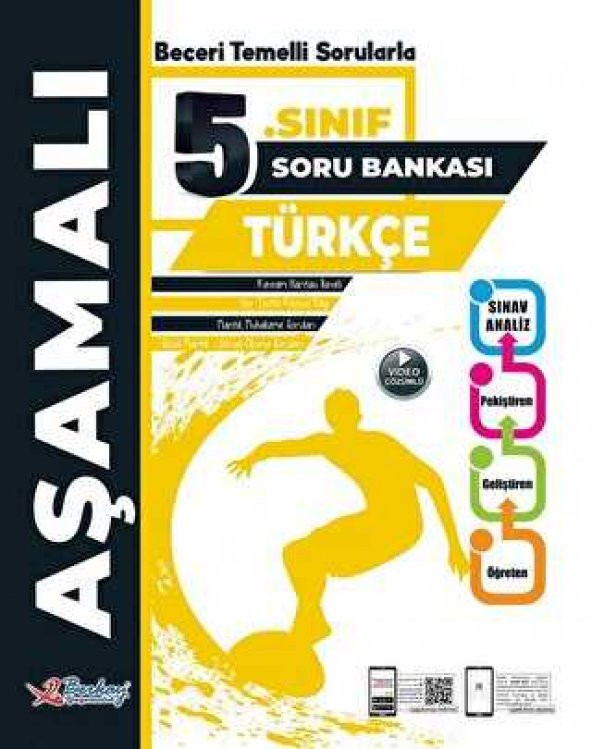 Berkay 5. Sınıf Aşamalı Türkçe Soru Bankası  (Kavram Haritaları Hediyeli)