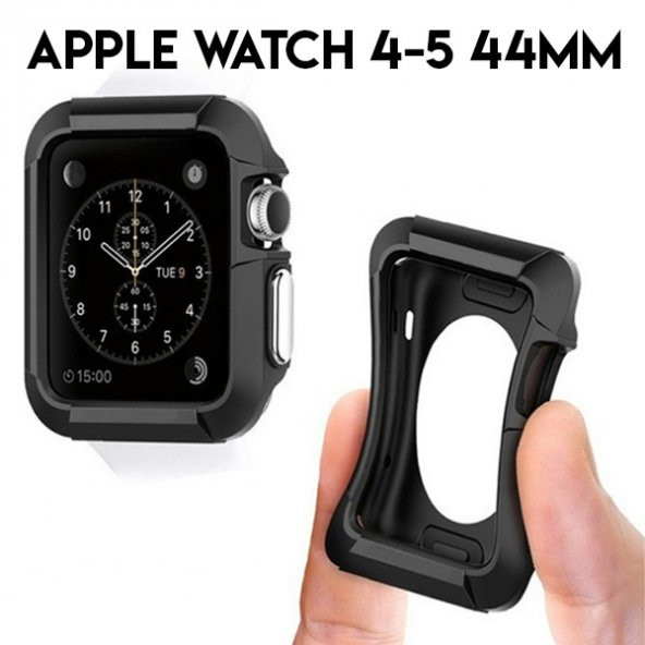 Apple Watch SE-6-5-4 44MM Şok Darbe Onleyici Silikon Kılıf