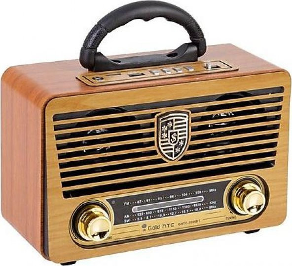 Eskitme Vintage Radyo Bluetooth Özellikli Nostaljik Sevenler