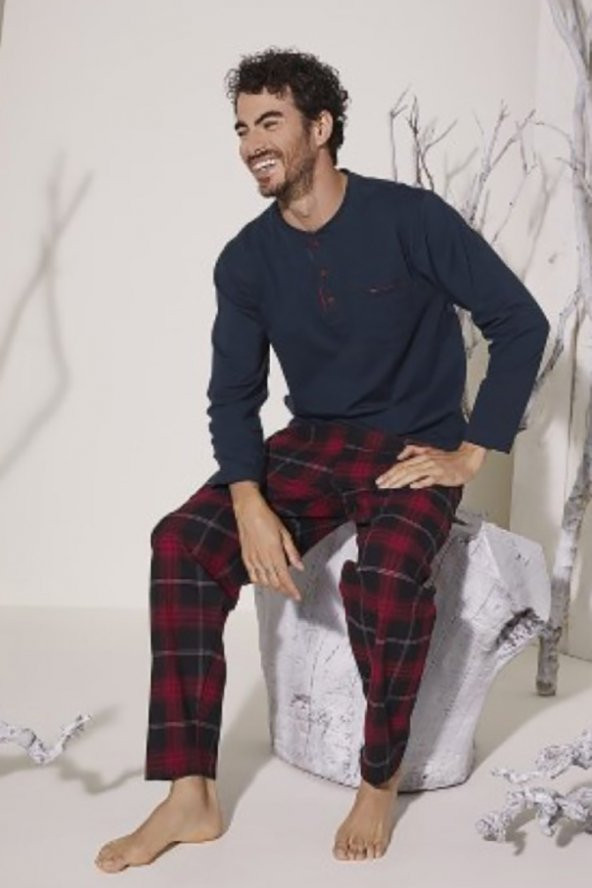 Kly 8006 Erkek Kışlık Pijama Takım