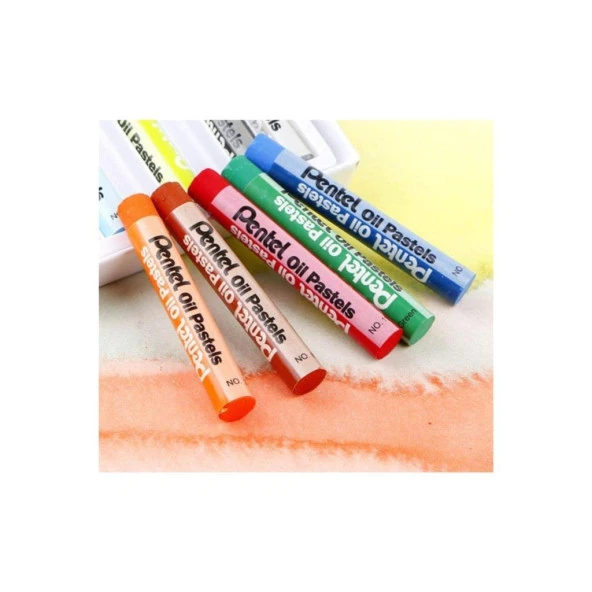 PENTEL YAGLI PASTEL BOYA 50 RENK  (PHN 50) - Resim 4