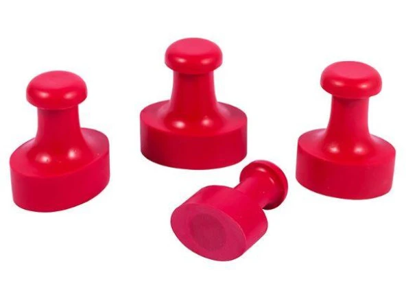 Mühür Kauçuk Alaşım Kırmızı Kaşe Oval 28x40mm - Resim 7