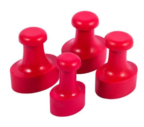 Mühür Kauçuk Alaşım Kırmızı Kaşe Oval 28x40mm - Resim 8