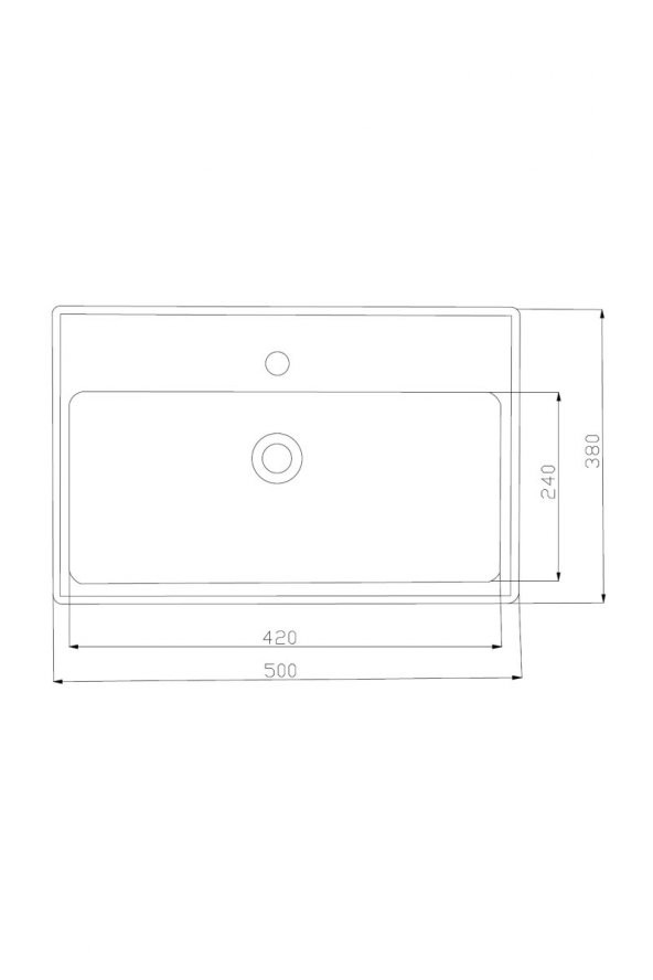 Karen Banyo Sky 50 Cm Dolap Uyumlu Seramik Lavabo - 2