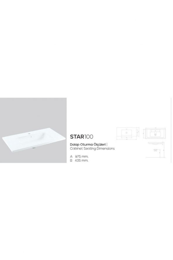 KAREN BANYO STAR 100 LAVABO - 2