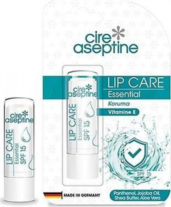 Cire Aseptine Lip Care Essential Dudak Nemlendirici 4,5 G