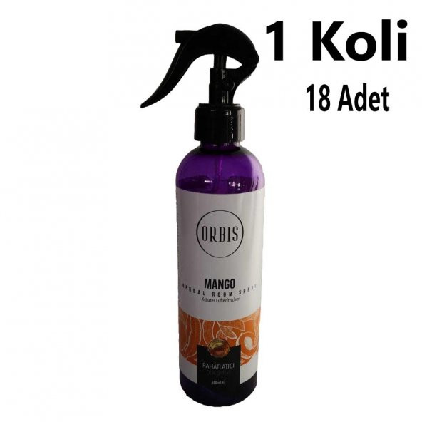 ODA KOKUSU 400 ML MANGO ORBİS 18 ADET 1 KOLİ