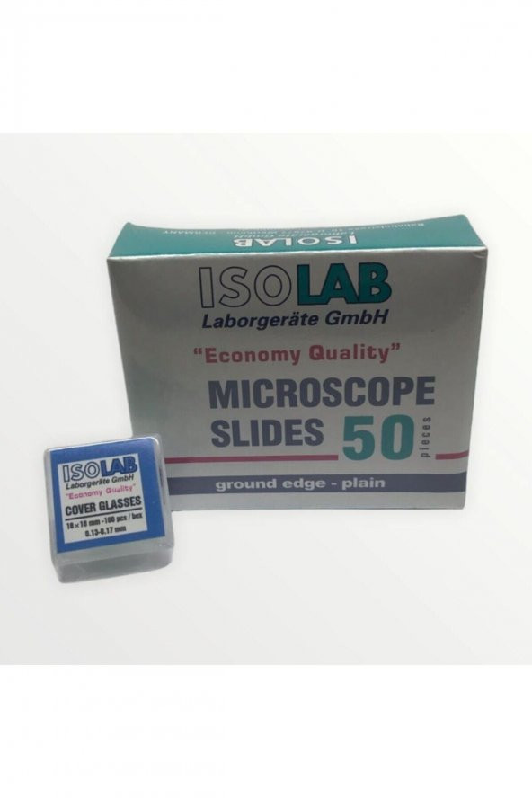 Isolab Mikroskop Lam Lamel Seti