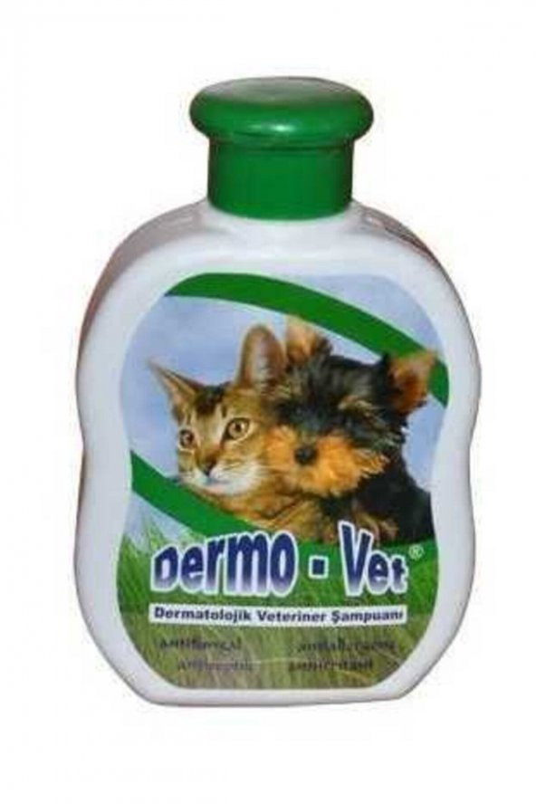Dermo-vet Dermotolojik Kedi Köpek Şampuan Egzama Kaşıntı Düy Dökümü Önleyici Şampuan 250ml