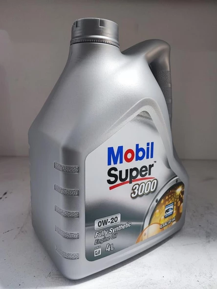 MOBİL SÜPER 3000 0W-20 TAM SENTETİK MOTOR YAĞI 4 Litre