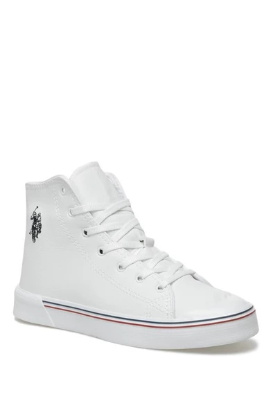 U.S Polo Assn. PENELOPE HIGH WT 2PR Erkek Sneaker Ayakkabı Beyaz 40-45 - 3