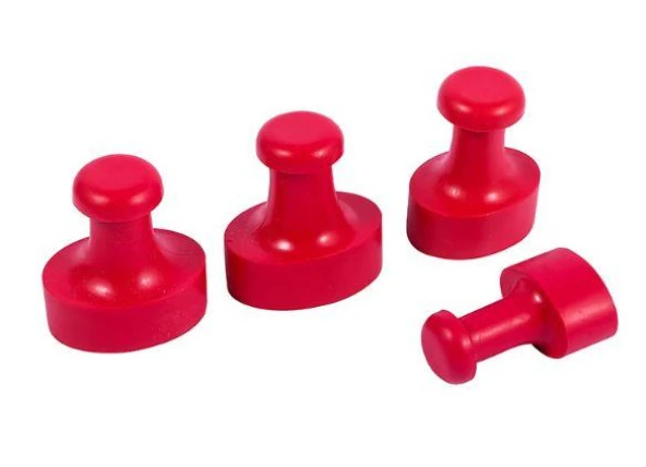 Mühür Kauçuk Alaşım Kırmızı Kaşe Oval 33x50mm - Resim 6