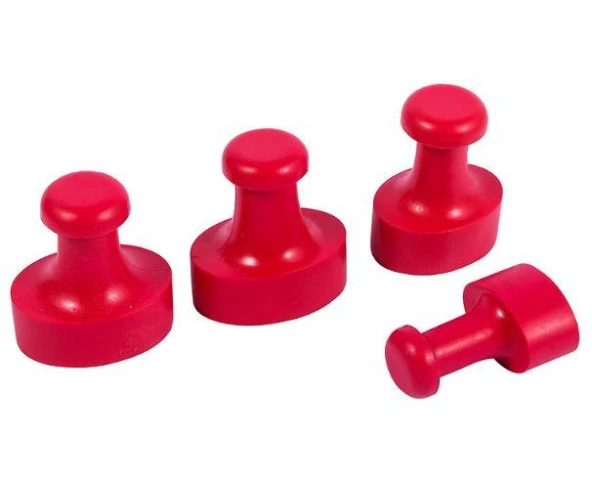 Mühür Kauçuk Alaşım Kırmızı Kaşe Oval 40X60mm - Resim 3