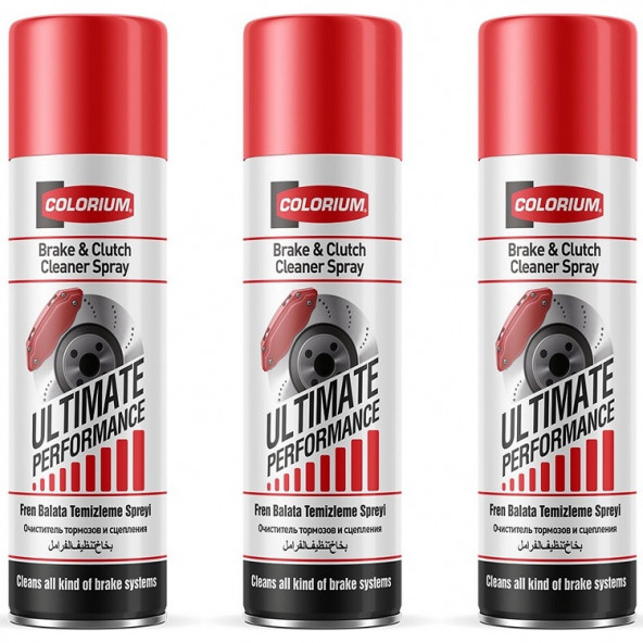 Colorium Fren Balata Temizleyici Temizleme Spreyi 500 ml - 24 ADET - 5