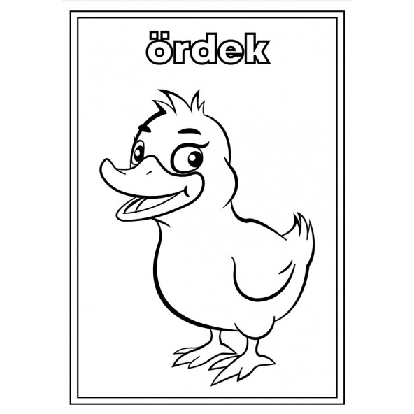 Hayvanlar Boyama Kitabı (2-5 Yaş) - 4