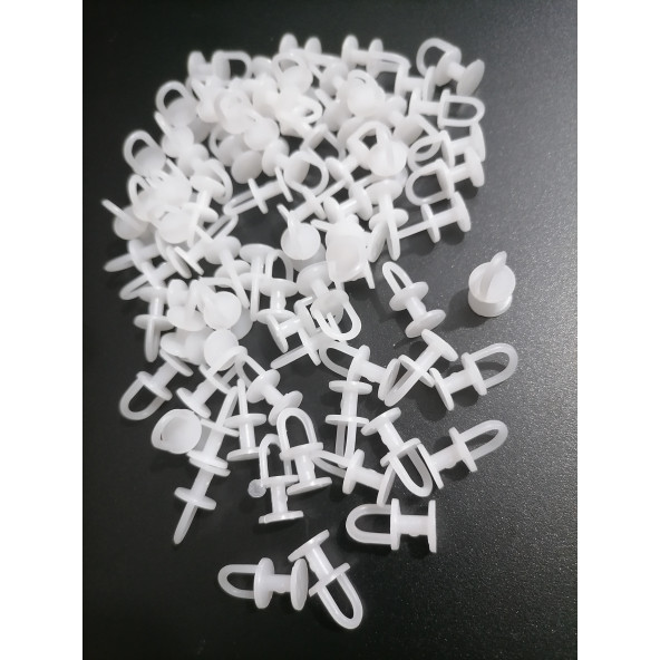 100 Adet Dikmeli Perde Kornij Düğmesi - 2