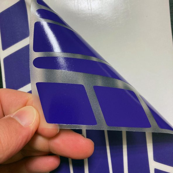 Şerit Tasarımlı Patlıcan Moru Motosiklet Kask Sticker Çınar Extreme - 4