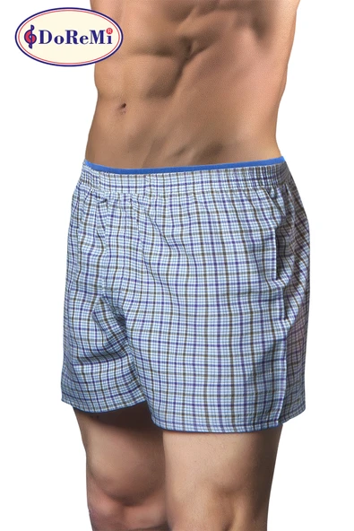 DoReMi Büyük Beden – Rahat Kalıp Pamuklu Klasik Erkek Poplin Boxer - 8
