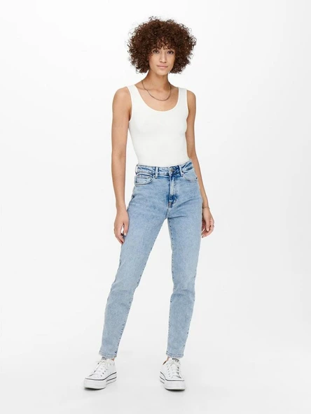 Only Emıly Stretch Hw Kadın Jean Pantolon 15248715 - 5