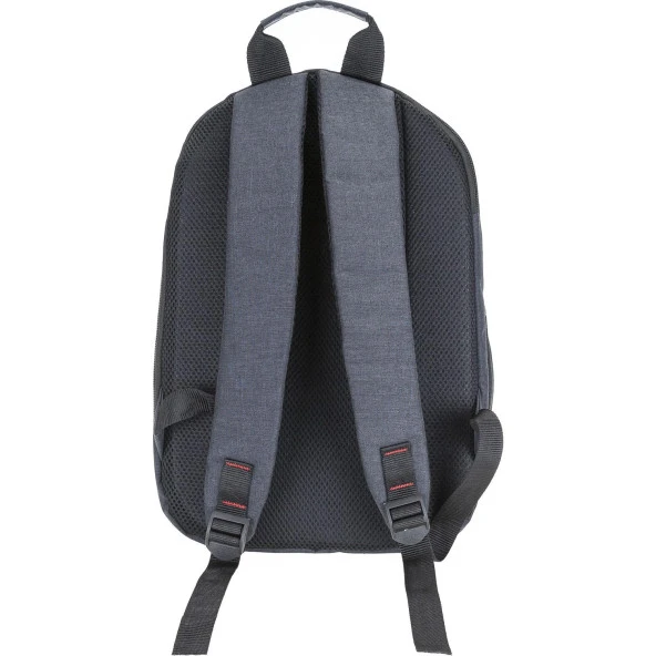 Plm Lidya 13-14" Gri Notebook Sırt Çantası 13-14 İnç Laptop Çantası - Resim 3