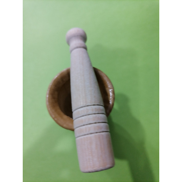 Ahşap Küçük Havan Sarımsak Döveci - 5