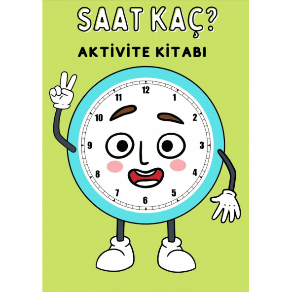 Okul Öncesi Saatleri Öğreten YAZ-SİL Kitabı - 2