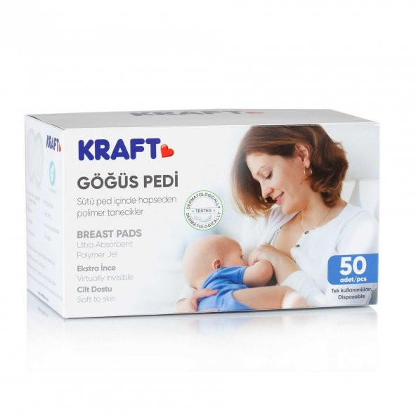 Kraft Yeni Göğüs Pedi 50li