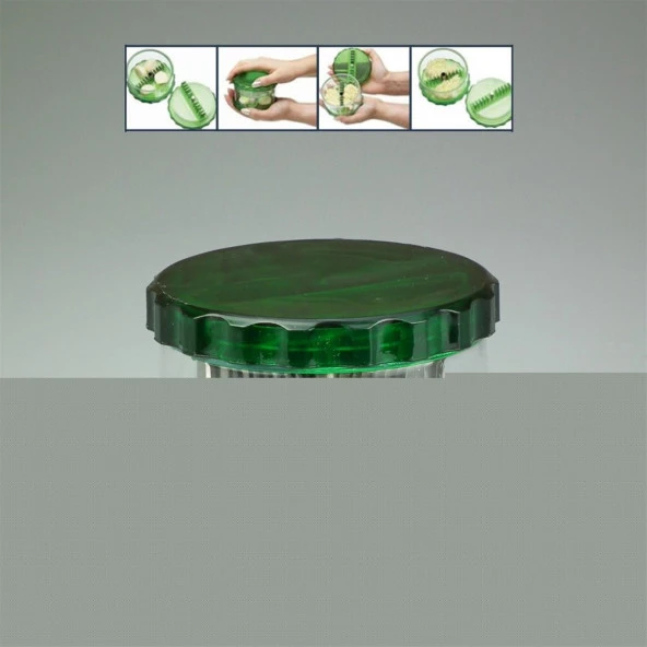 nefertiya Pratik Sarımsak Ezme Doğrama Rendeleme Öğütme Aleti Aparatı - 3