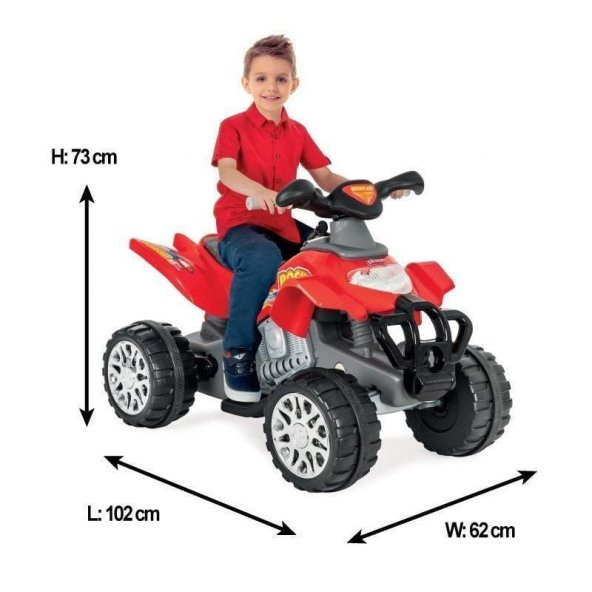 Pilsan Rocket Akülü Atv 12 Volt 05-229 Kırmızı - 3