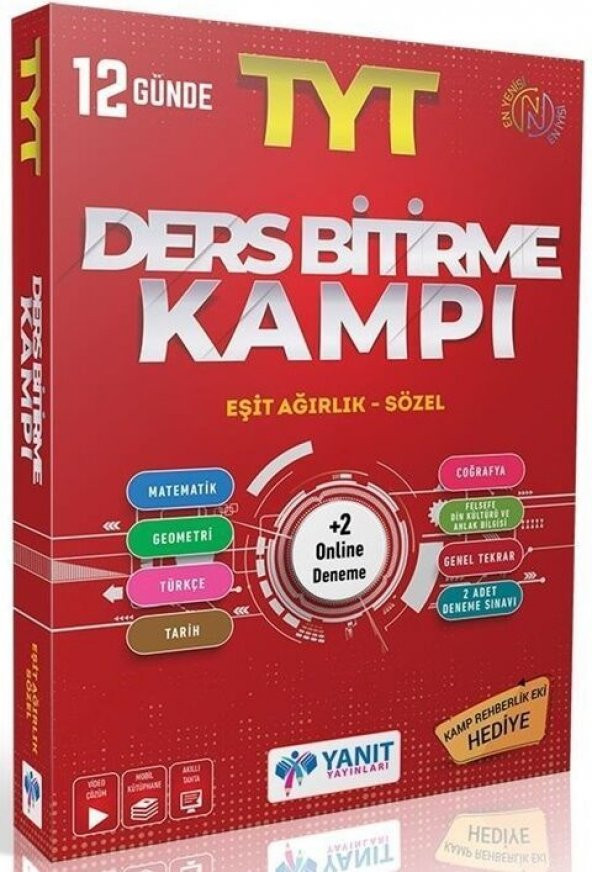 Yanıt Yayınları Tyt Eşit Ağırlık Sözel Ders Bitirme Kampı