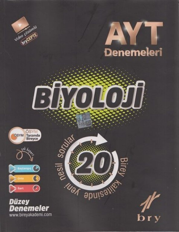 Birey Yayınları AYT Biyoloji 20 Deneme