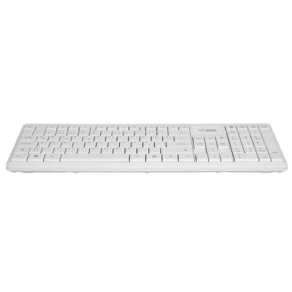Altec Lansing ALBC6314 Beyaz 2.4GHz 1200DPI Türkçe Q Kablosuz Klavye + Mouse Set Kablosuz Set - 6