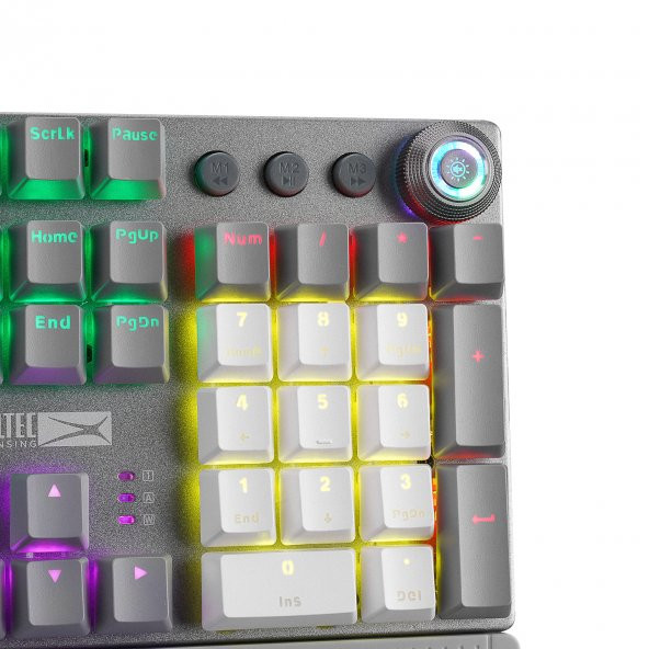 Altec Lansing ALGK8614GW BLUE SWITCH Mekanik Klavye Gaming Oyuncu Klavye Gölge Önleme - 7