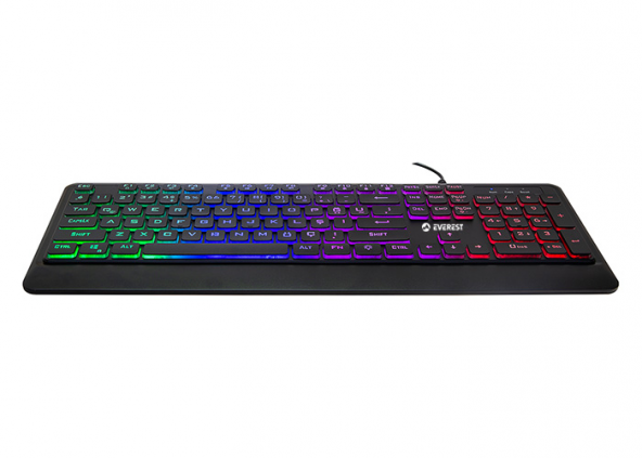Everest KB-R59 FORZA Usb Rainbow Klavye Multimedia Klavye Gaming Klavye - 4