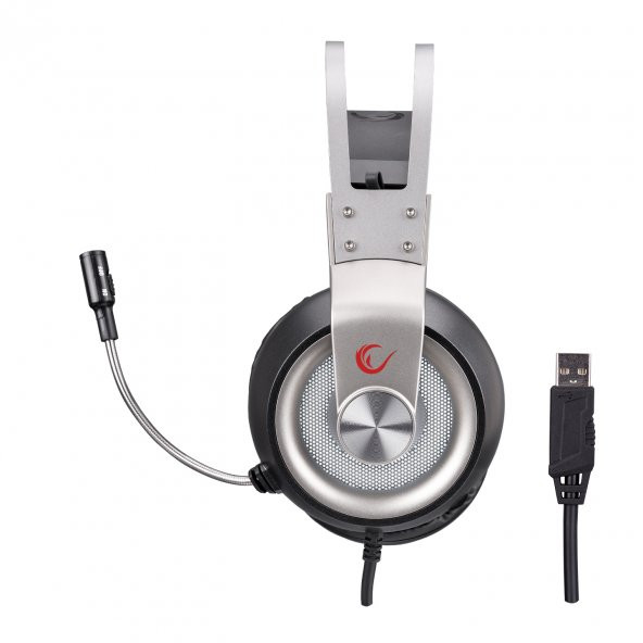Rampage SN-RW9  USB 7.1 Surround Metal Kasa Gaming Kulaklık Oyuncu Kulaklığı - Resim 4